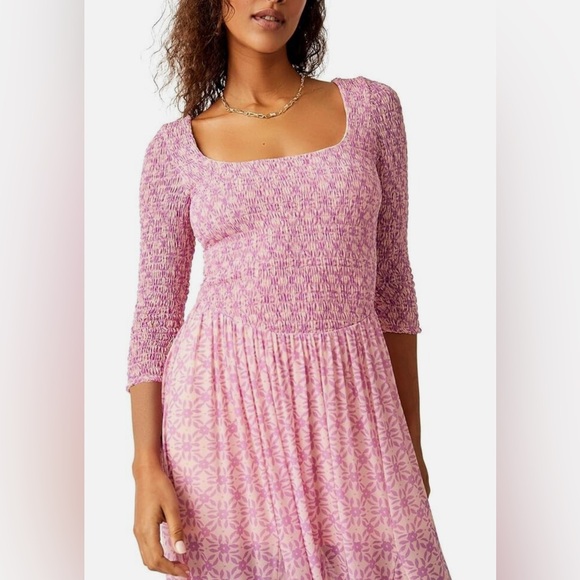 Free People Its Fate Midi Dress - Picture 2 of 2